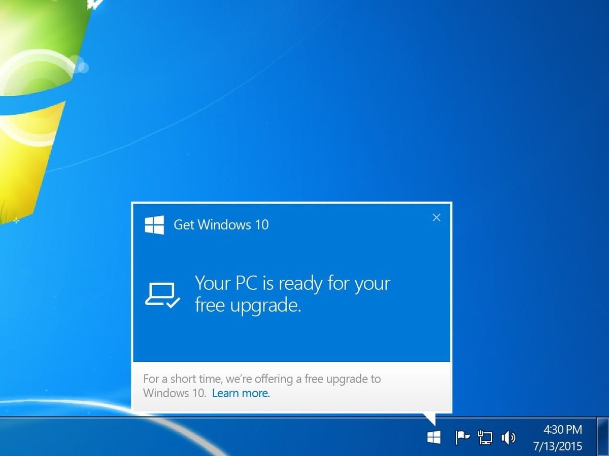 Microsoft’s fullscreen Windows 7 upgrade prompts start next month IT